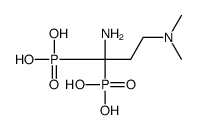 [1-amino-3-(dimethylamino)-1-phosphonopropyl]phosphonic acid Structure