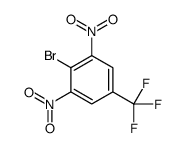 2-bromo-1,3-dinitro-5-(trifluoromethyl)benzene结构式