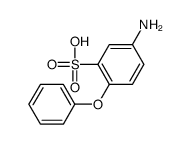 5-amino-2-phenoxybenzenesulfonic acid结构式