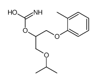 1-Isopropoxy-3-(o-tolyloxy)-2-propanol carbamate结构式