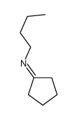 N-butylcyclopentanimine Structure