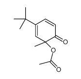 6-Acetoxy-4-tert-butyl-6-methyl-2,4-cyclohexadien-1-one structure