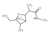 Urea, N-b-D-arabinofuranosyl-N,N'-dimethyl-结构式