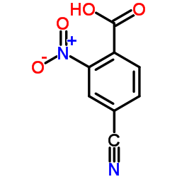 4-氰基-2-硝基苯甲酸结构式