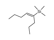 trimethyl-((E)-1-propyl-pent-1-enyl)-silane结构式