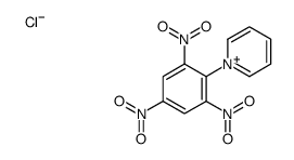 1-(2,4,6-trinitrophenyl)pyridin-1-ium,chloride结构式