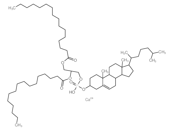 2,3-dihexadecanoyloxypropoxy-[[10,13-dimethyl-17-(6-methylheptan-2-yl)-2,3,4,7,8,9,11,12,14,15,16,17-dodecahydro-1H-cyclopenta[a]phenanthren-3-yl]oxy]phosphinic acid structure