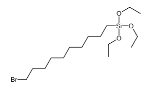 (10-bromodecyl)triethoxysilane结构式