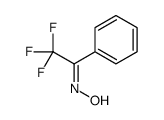 2,2,2-Trifluoro-1-phenylethanone oxime结构式