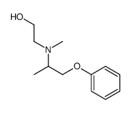 2-[methyl(1-phenoxypropan-2-yl)amino]ethanol Structure