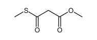 methyl [(methylthio)carbonyl]acetate Structure