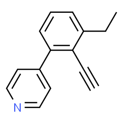 Pyridine, 4-(3-ethyl-2-ethynylphenyl)- (9CI) picture