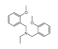 N-ethyl-2-methoxy-N-[(2-methoxyphenyl)methyl]benzylamine结构式