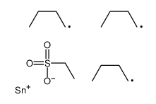 tributyl[(ethylsulphonyl)oxy]stannane结构式