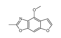 4-methoxy-2-methyl-furo[3',2'-f]benzoxazole Structure