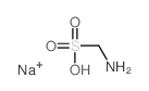 Methanesulfonic acid,1-amino-, sodium salt (1:1) structure