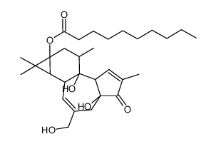 12-deoxyphorbol-13-decanoate Structure