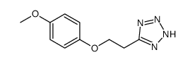 5-[2-(4-Methoxyphenoxy)ethyl]-1H-tetrazole structure