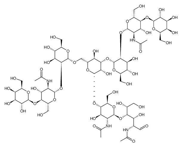 MANNOTRIOSE-DI-(N-ACETYL-D-GLUCOSAMINE), BIS(GALACTOSYL-[N-ACETYL-D-GLUCOSAMINYL]) picture