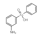 (3-aminophenyl)-phenyl-arsinic acid structure