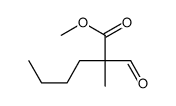 methyl 2-formyl-2-methylhexanoate Structure