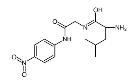 (2S)-2-amino-4-methyl-N-[2-(4-nitroanilino)-2-oxoethyl]pentanamide结构式