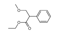 3-methoxy-2-phenyl-propionic acid ethyl ester结构式