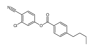 (3-chloro-4-cyanophenyl) 4-butylbenzoate结构式