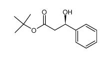 (R)-(+)-tert-butyl 3-hydroxy-3-phenylpropanoate结构式