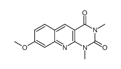 8-methoxy-1,3-dimethylpyrimido[4,5-b]quinoline-2,4-dione Structure