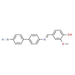 N-Vanillylidenebenzidine Structure