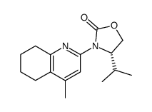 (S)-4-isopropyl-3-(4-methyl-5,6,7,8-tetrahydroquinolin-2-yl)oxazolidin-2-one结构式