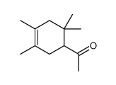 1-(3,4,6,6-tetramethylcyclohex-3-en-1-yl)ethanone结构式