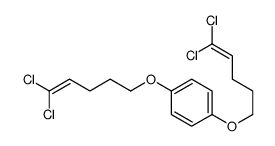 1,4-bis(5,5-dichloropent-4-enoxy)benzene Structure