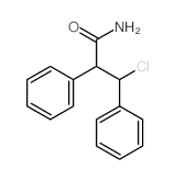 3-chloro-2,3-diphenyl-propanamide结构式