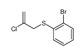 2-chloroprop-2-enyl 2-bromophenyl sulphide结构式