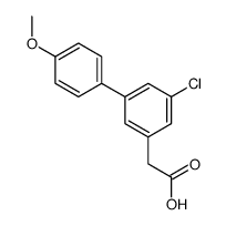 5-Chloro-4'-methoxy-3-biphenylacetic acid structure