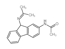 N-[9-(propan-2-ylideneamino)-9H-fluoren-2-yl]acetamide Structure