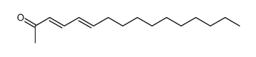 (E,E)-3,5-hexadecadien-2-one Structure