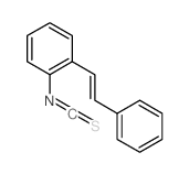 Benzene,1-isothiocyanato-2-(2-phenylethenyl)-结构式