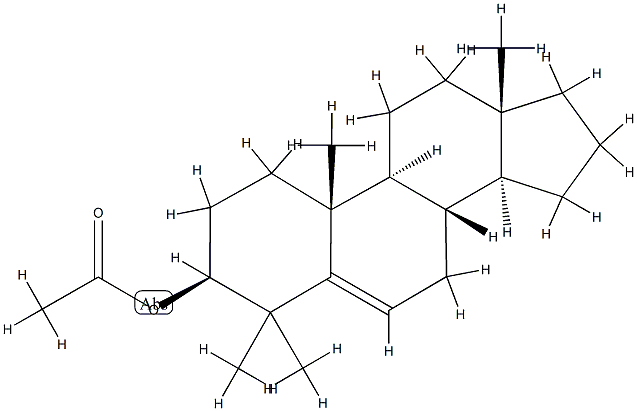 4,4-Dimethylandrost-5-en-3β-ol acetate结构式