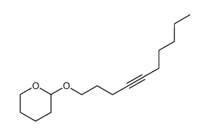 1-(Tetrahydropyran-2-yloxy)-4-decyne结构式