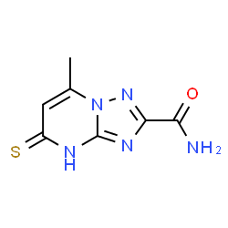 [1,2,4]Triazolo[1,5-a]pyrimidine-2-carboxamide,1,5-dihydro-7-methyl-5-thioxo-(9CI)结构式