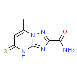 [1,2,4]Triazolo[1,5-a]pyrimidine-2-carboxamide,1,5-dihydro-7-methyl-5-thioxo-(9CI) structure