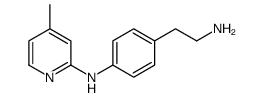 2-Pyridinamine,N-[4-(2-aminoethyl)phenyl]-4-methyl-(9CI) Structure