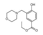 ethyl 4-hydroxy-3-(morpholin-4-ylmethyl)benzoate结构式