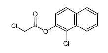 α-chloro-β-naphthyl chloroacetate结构式