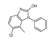 5-chloro-4-methyl-3-phenyl-1H-benzimidazol-2-one Structure