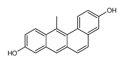 12-Methylbenz(a)anthracene-3,9-diol structure