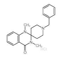 1-benzyl-1',3'-dimethylspiro[piperidine-4,2'-quinazoline]-4'-one,hydrochloride结构式
